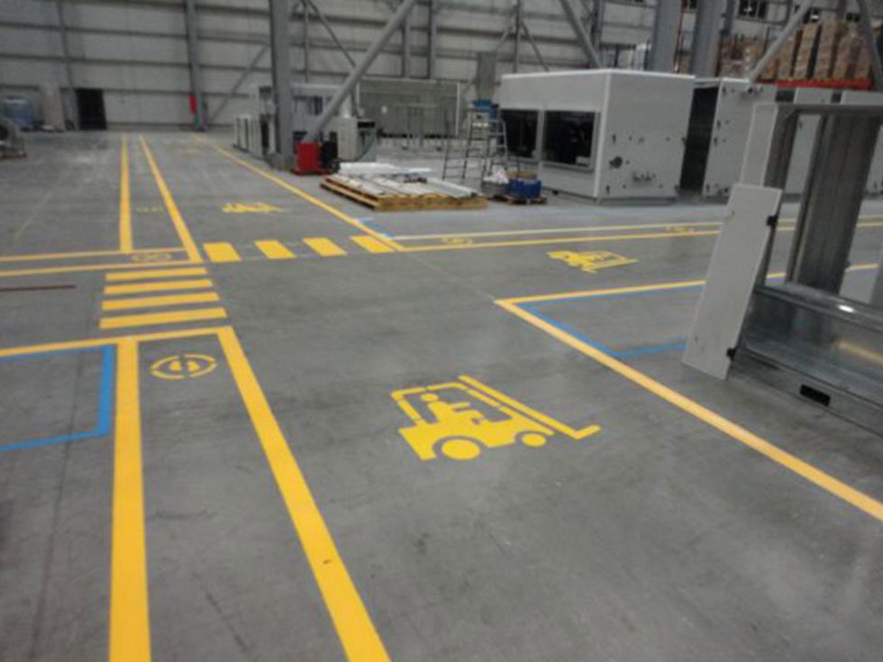 Why do you need to line mark your warehouse?